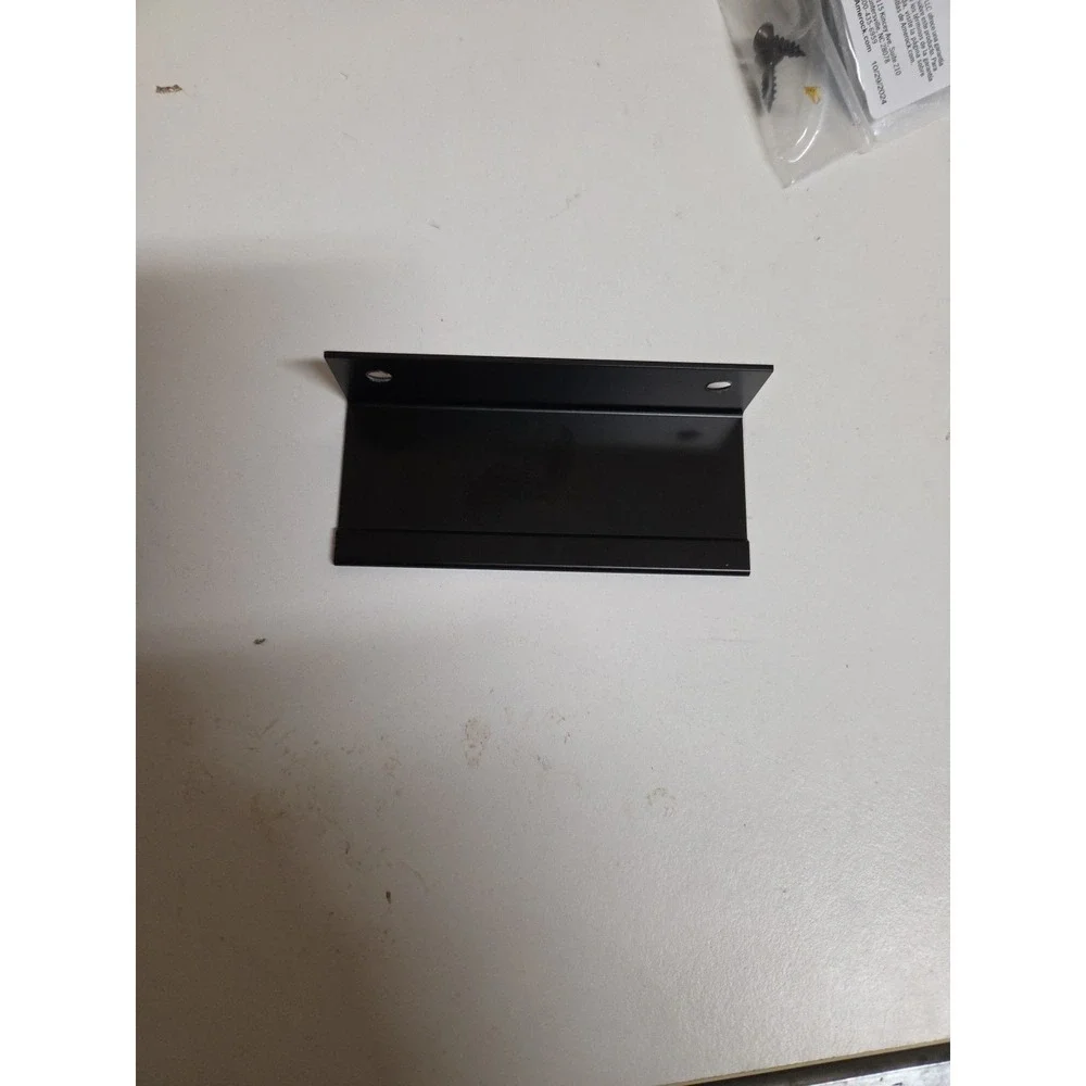 Amerock Edge Pulls 3‎ in. (76mm) Modern Matte Black Cabinet Edge Pull Set Of 6